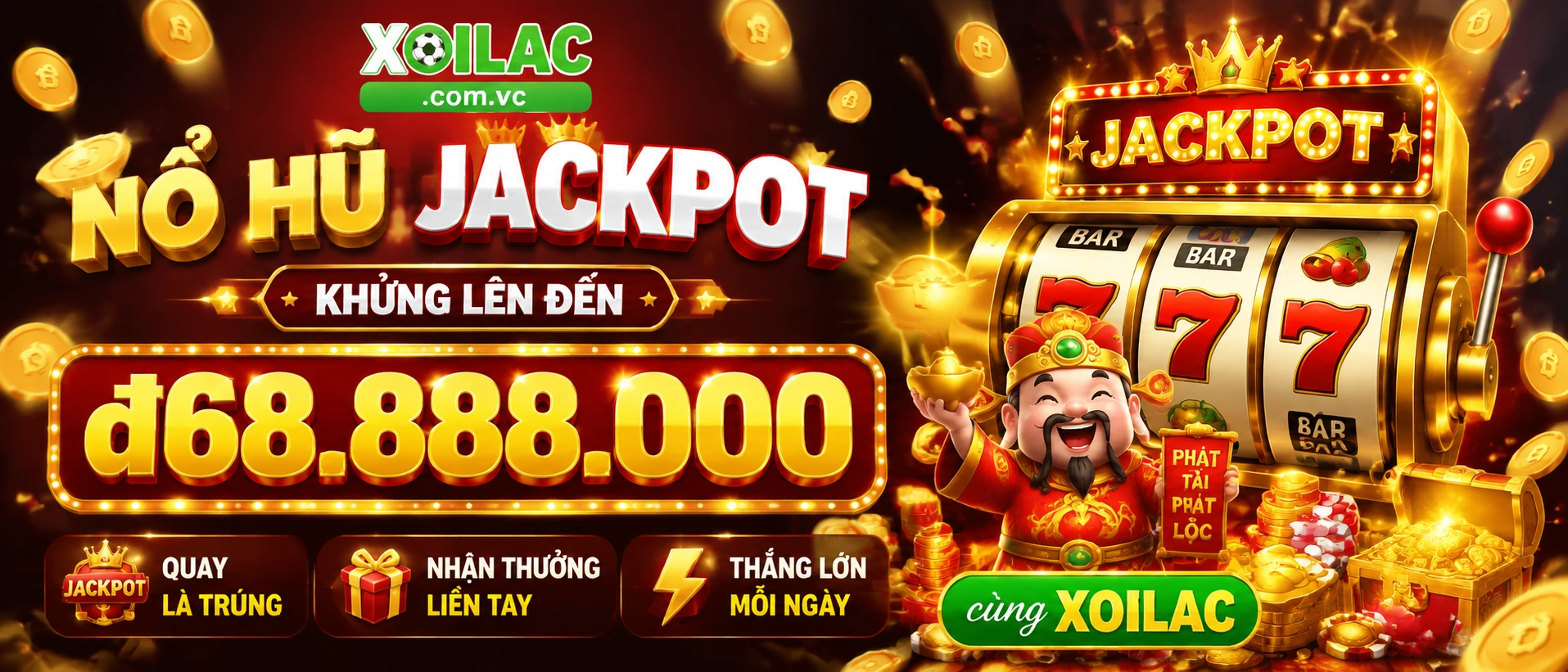 Ảnh minh họa khu slot hiện đại trên Xoilac Nổ Hũ